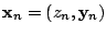 $ \mathbf{x}_n = (z_n, \mathbf{y}_n)$
