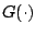 $ G(\cdot)$