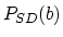 $\displaystyle P_{SD}(b)$
